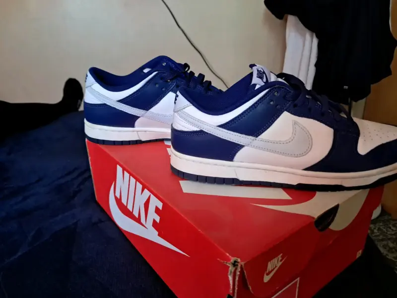 Zapatillas Nike Air Max azul y blanco - 2