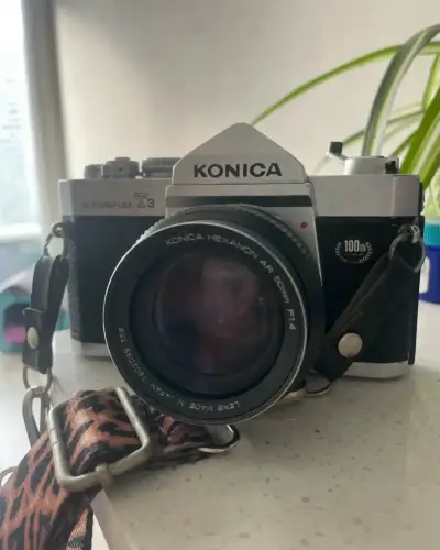 Cámara Konica Autoreflex T3 vintage - miniatura 6