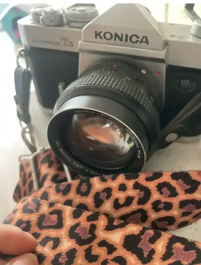 Cámara Konica Autoreflex T3 vintage - miniatura 7