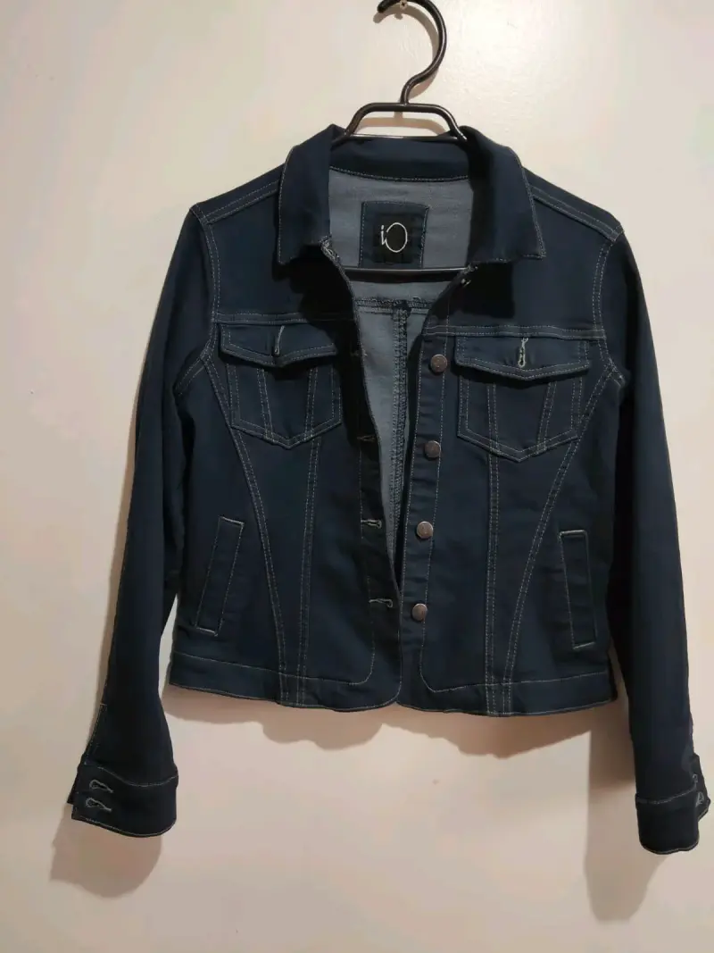 Chaqueta de mezclilla azul - 1