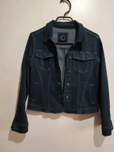Chaqueta de mezclilla azul - miniatura 1