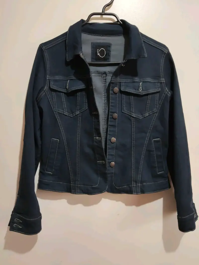 Chaqueta de mezclilla azul - 3