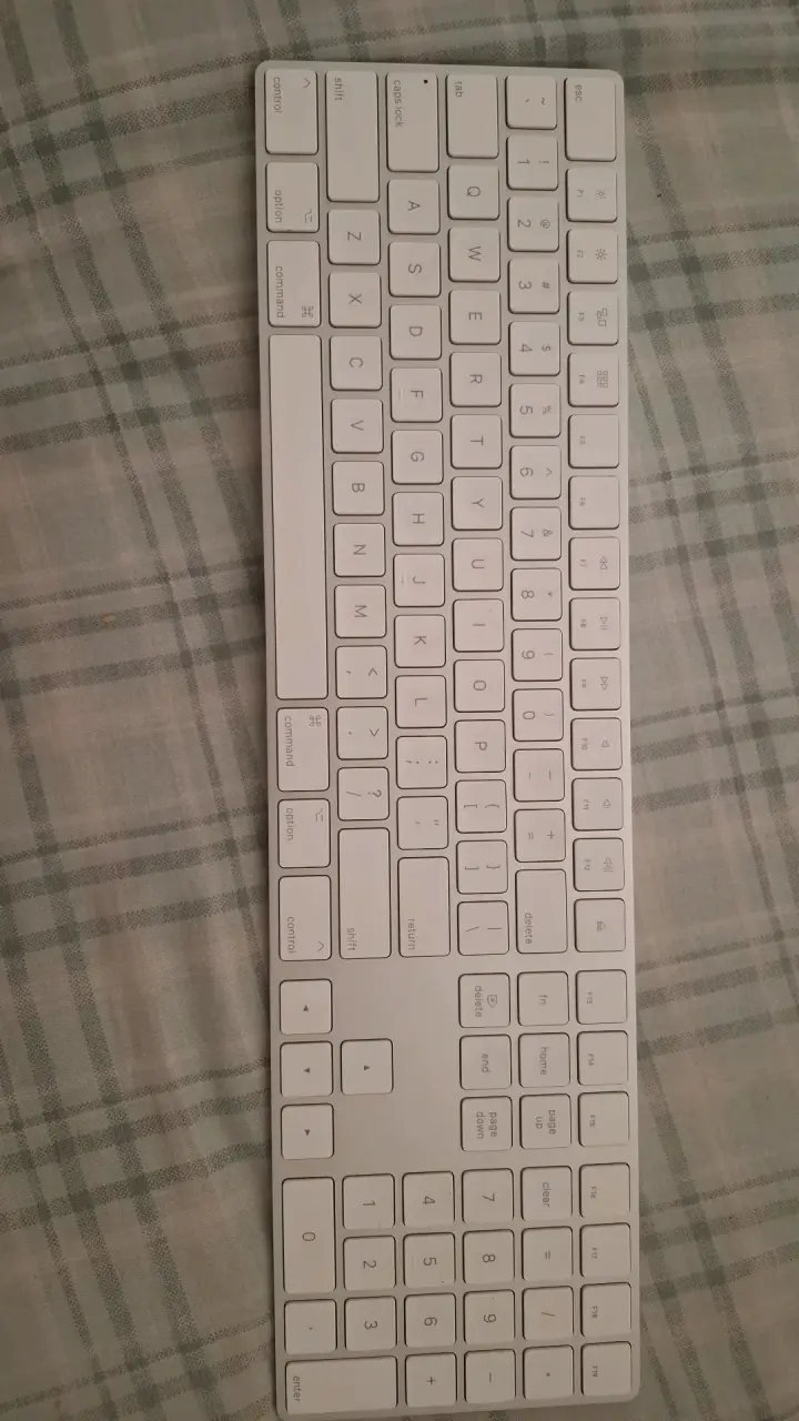 Teclado Bluetooth blanco - 1