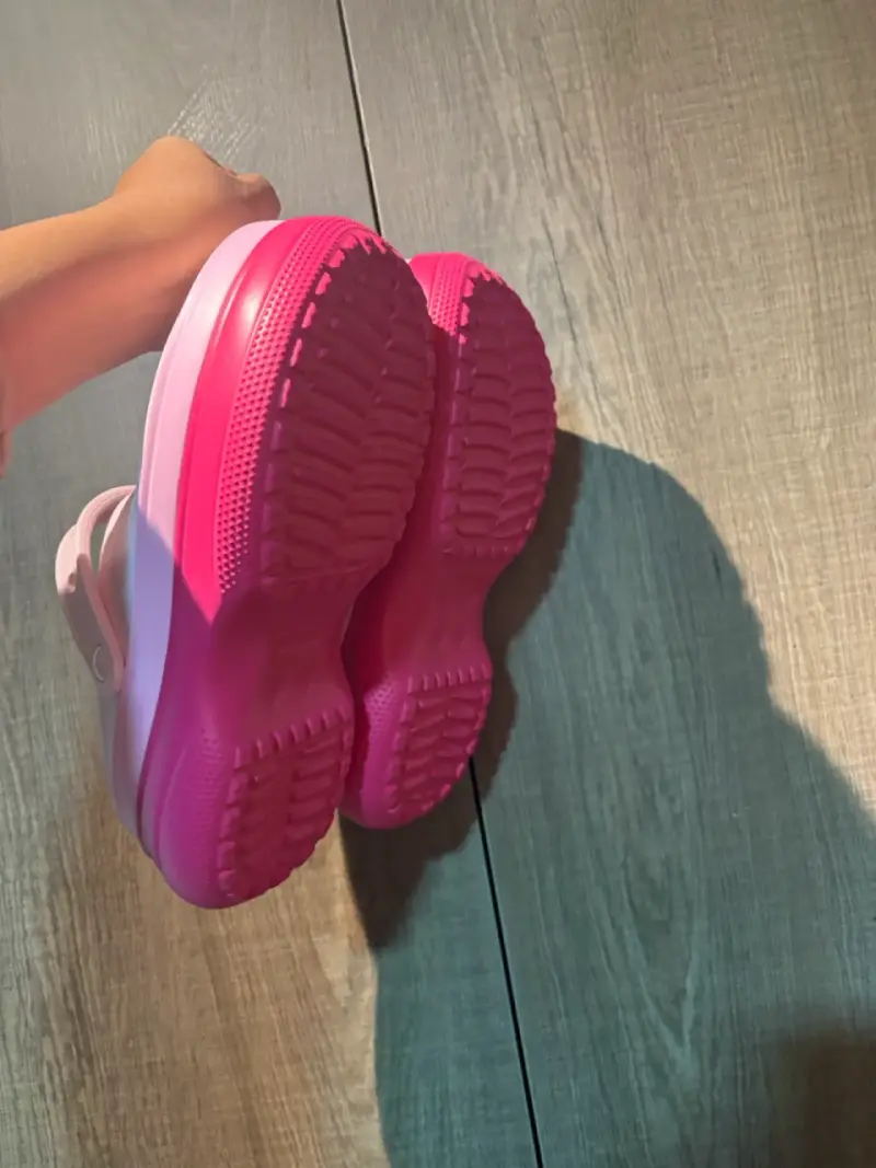 Zuecos Crocs rosa y fucsia nuevos - 5