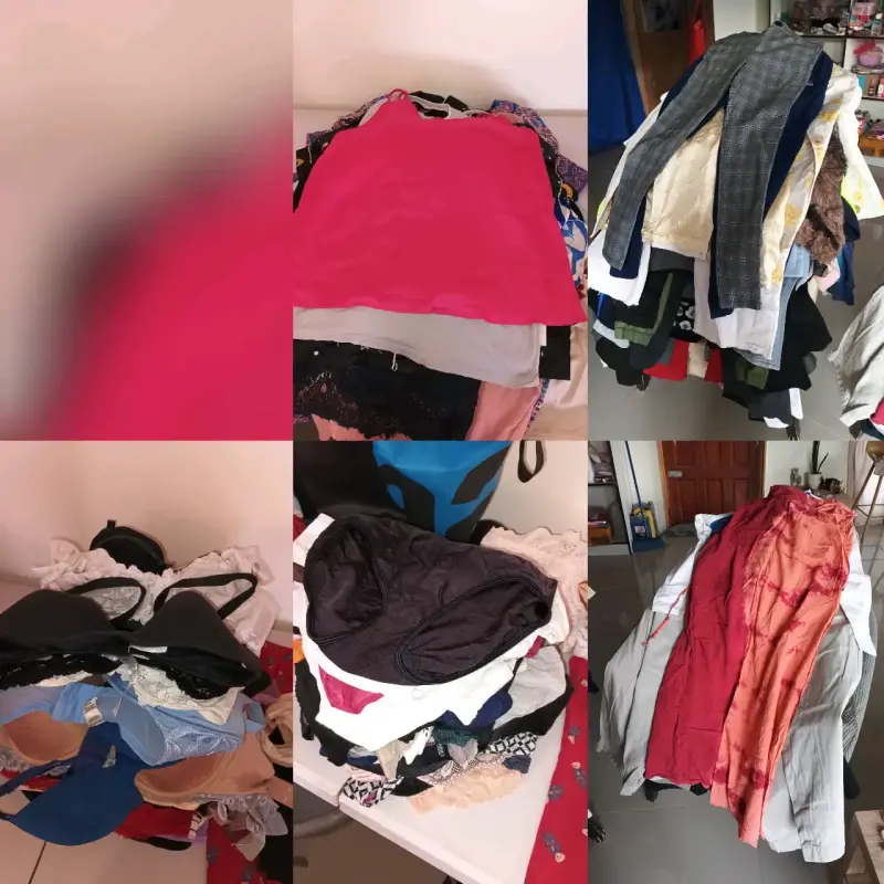Lote de ropa variada usada - 1