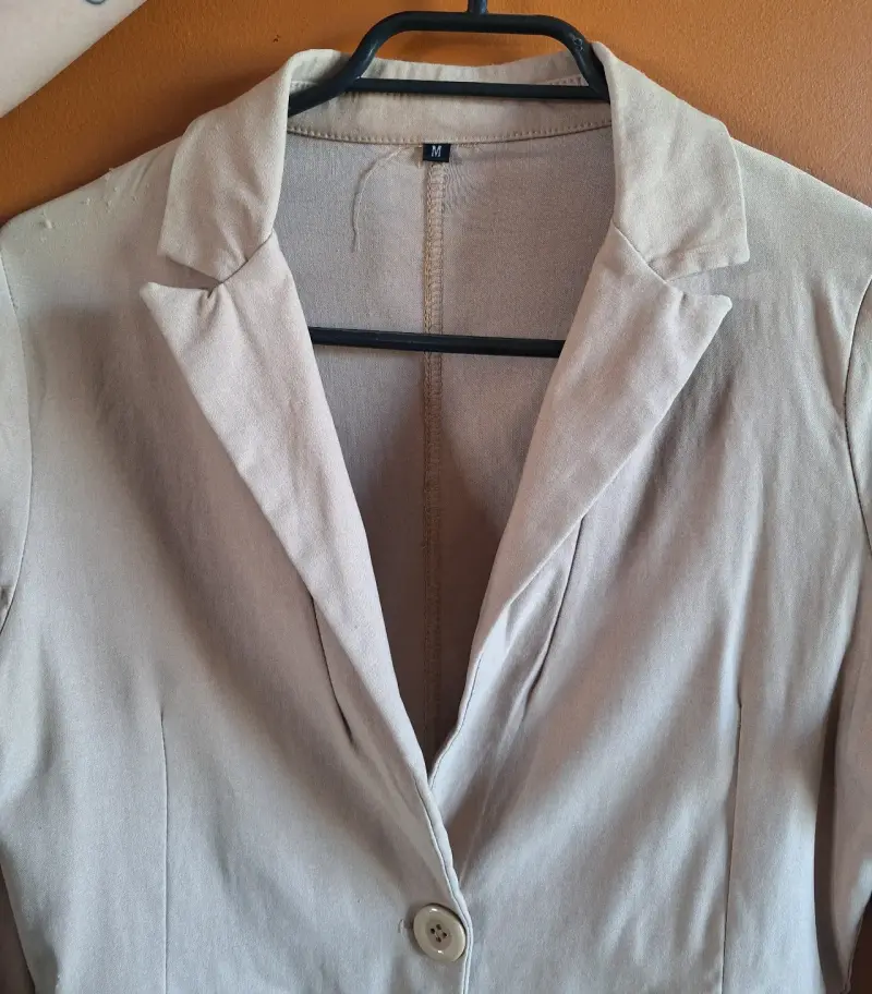 Blazer beige mujer - 2