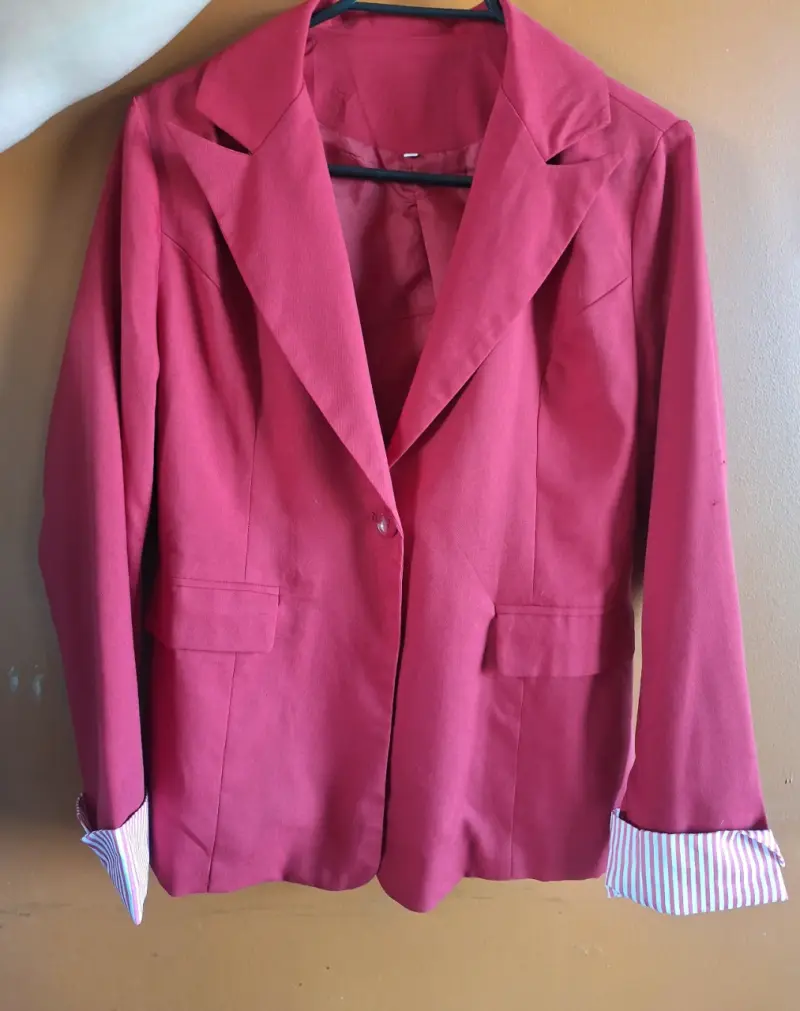Blazer rosa elegante - 2