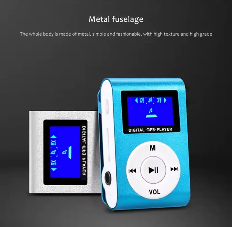 Reproductor MP3 compacto con clip - 2