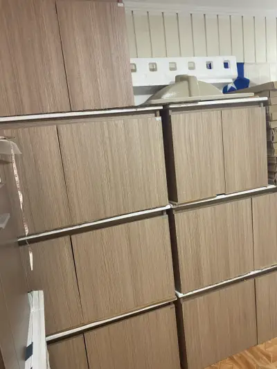 Vanitorio doble blanco con mueble - miniatura 4