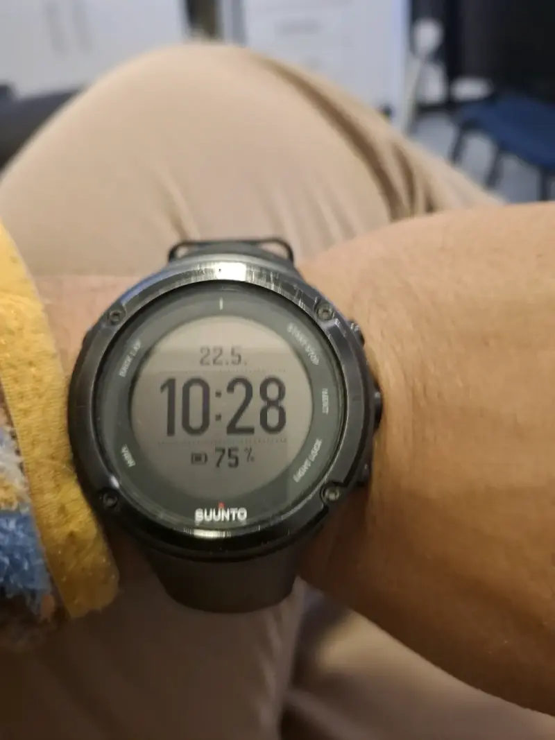 Reloj deportivo Suunto negro
