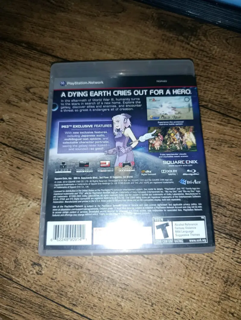 Star Ocean The last hope internacional PS3 Juego - 2
