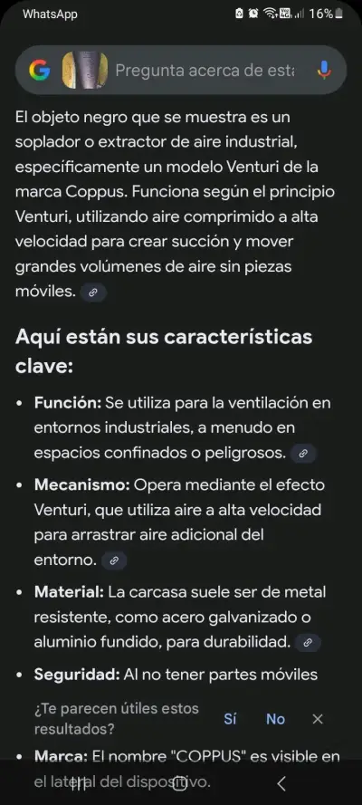 Ventilador industrial Coppus Hornet - miniatura 2