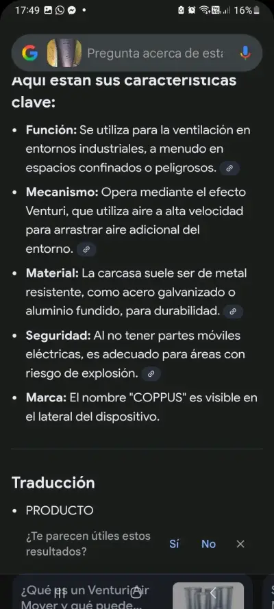 Ventilador industrial Coppus Hornet - miniatura 3