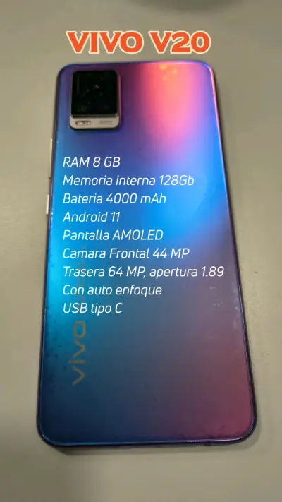 Smartphone Vivo V20 128GB - miniatura 1