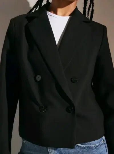 Blazer negro elegante - miniatura 2
