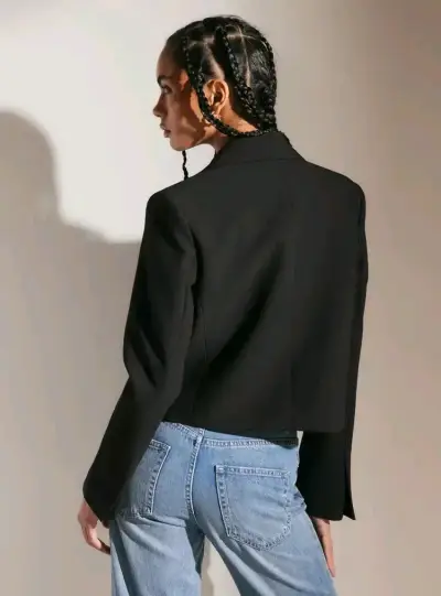 Blazer negro elegante - miniatura 3