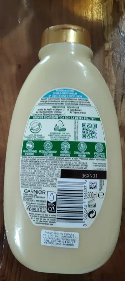 Shampoo Garnier Elixir de Argán - miniatura 3