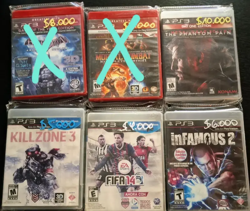 Lotes de juegos de ps3