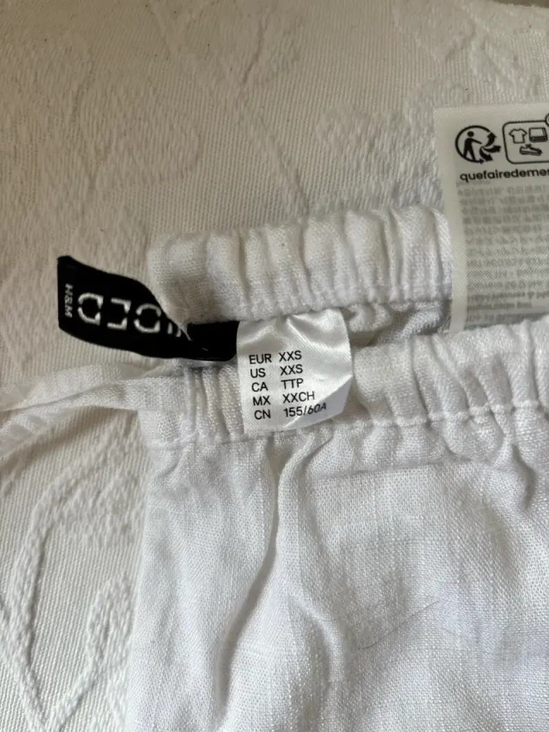 Pantalones blancos de lino - 2