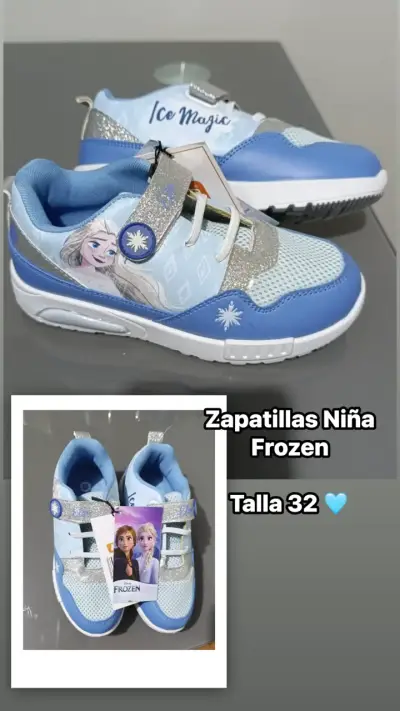 Zapatillas Frozen para niña 🩵 - miniatura 1