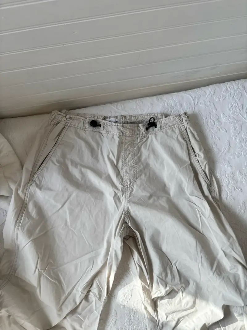 Pantalon beige parachute - 2