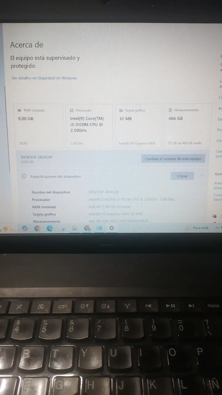 Laptop Lenovo usada - 3
