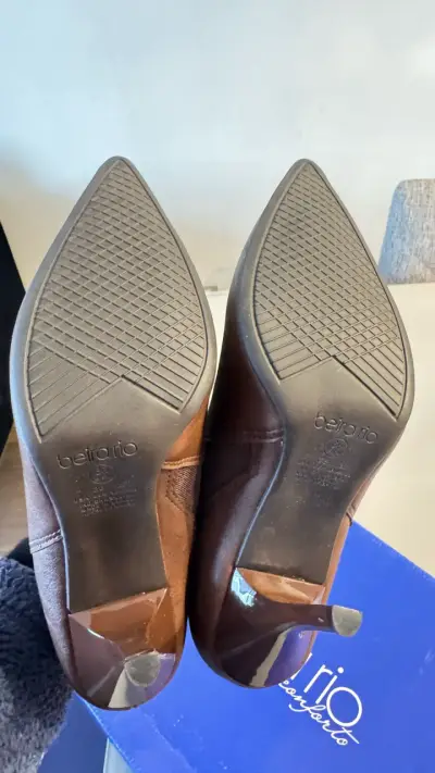 Botines de cuero marrón - miniatura 2