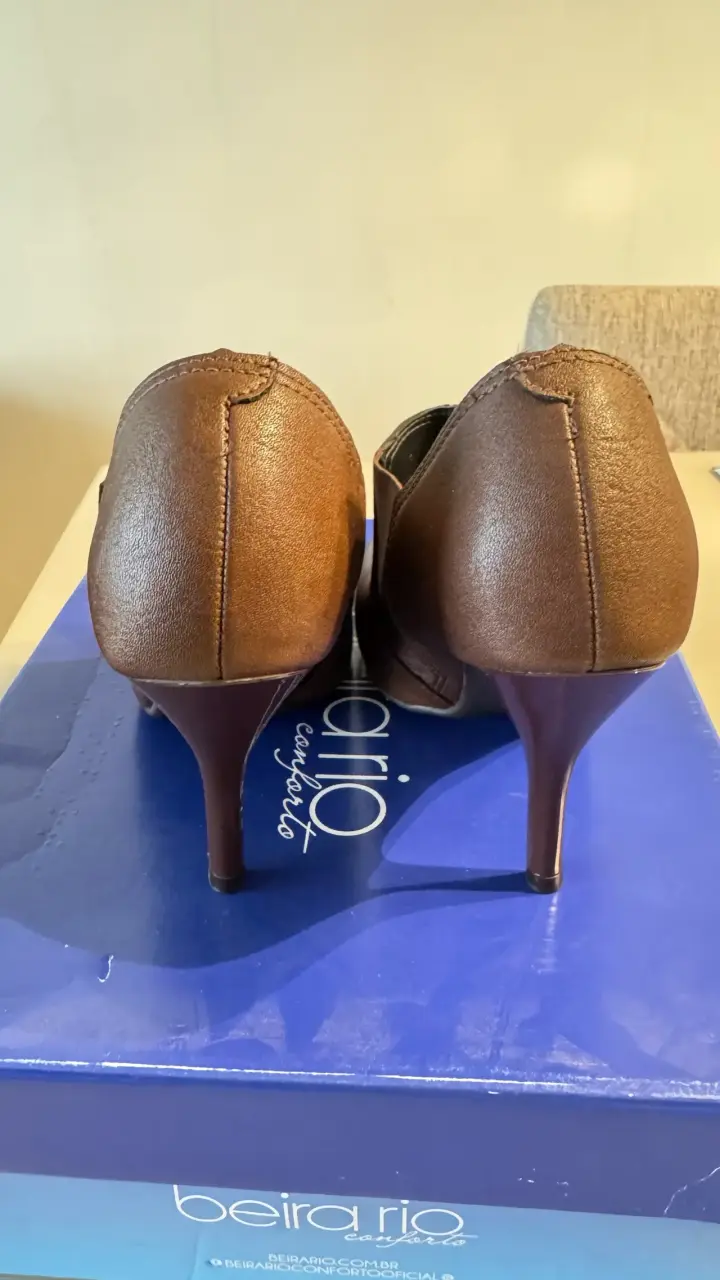 Botines de cuero marrón - 3