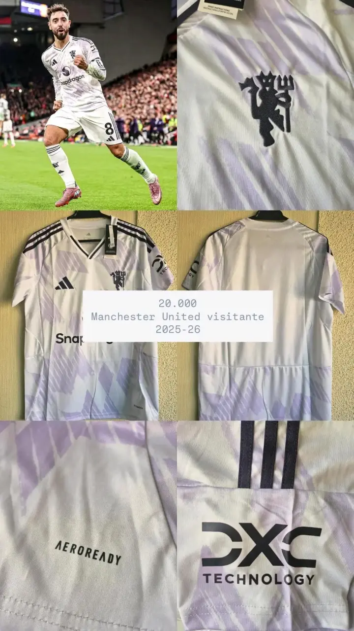 Camiseta visitante Manchester United 2025-26