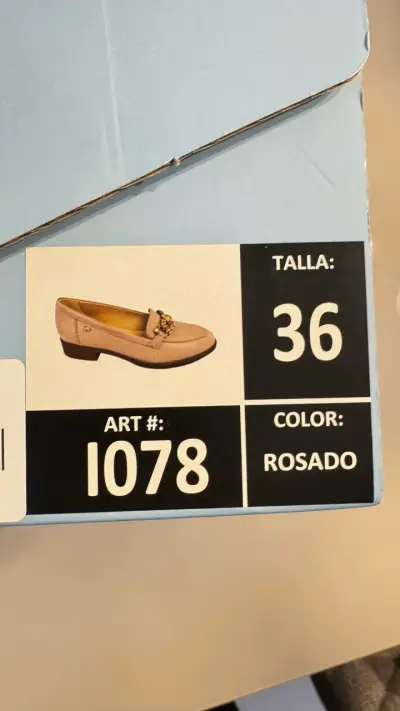 Mocasines rosas con cadena dorada - miniatura 3