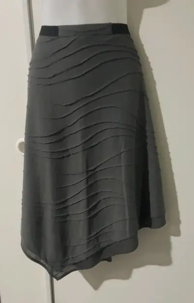 Vestido camisero azul largo - miniatura 3