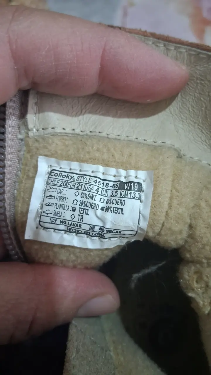 Botines beige para niña - 2
