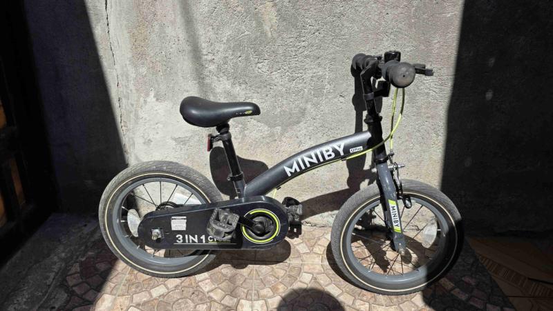 Bicicleta infantil Miniby negra - 5