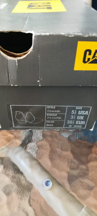 Zapatos negros CAT woman - miniatura 2