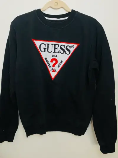 Polerón negro Guess - miniatura 1