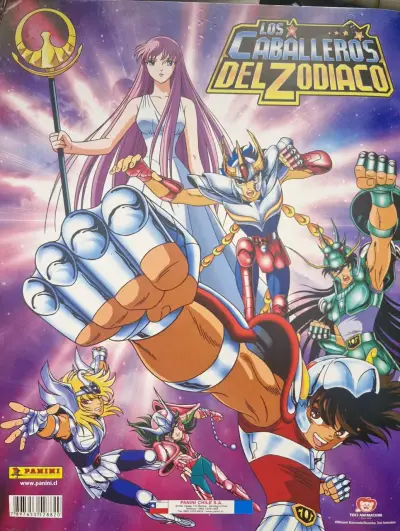 Álbum de stickers Caballeros del Zodiaco Panini - miniatura 2