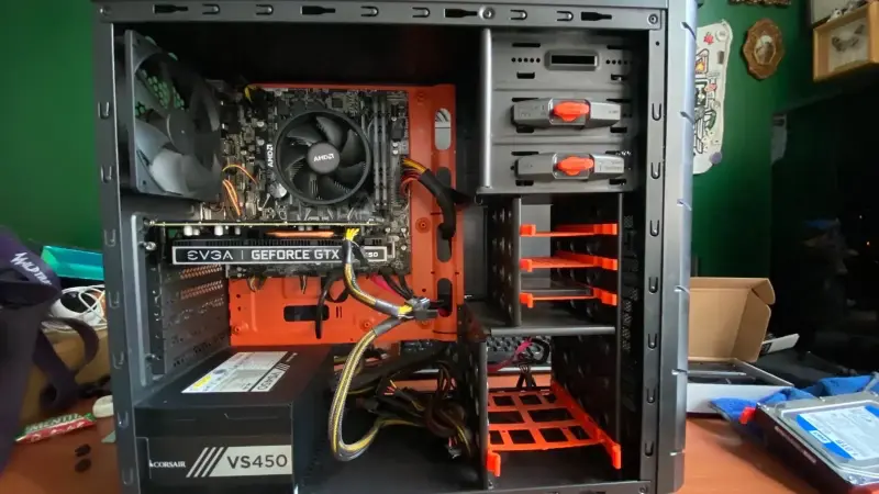 PC Gamer con tarjeta evga 1650 - 3