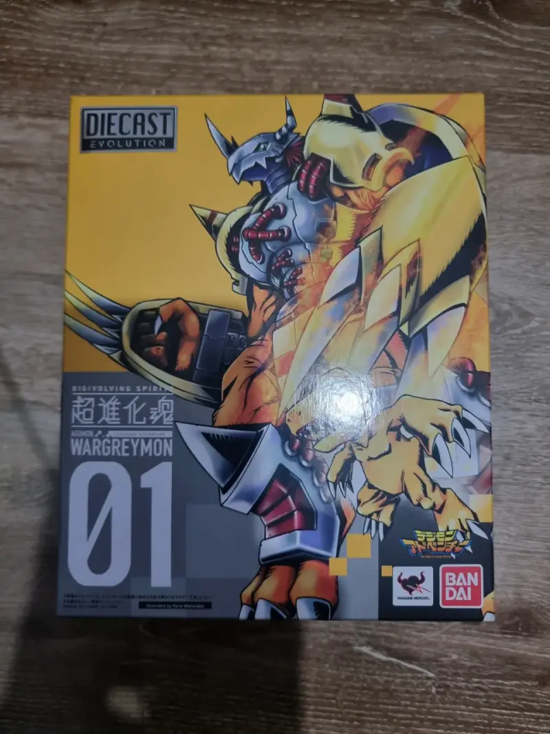 Figura Diecast Evolution Wargreymon - 1