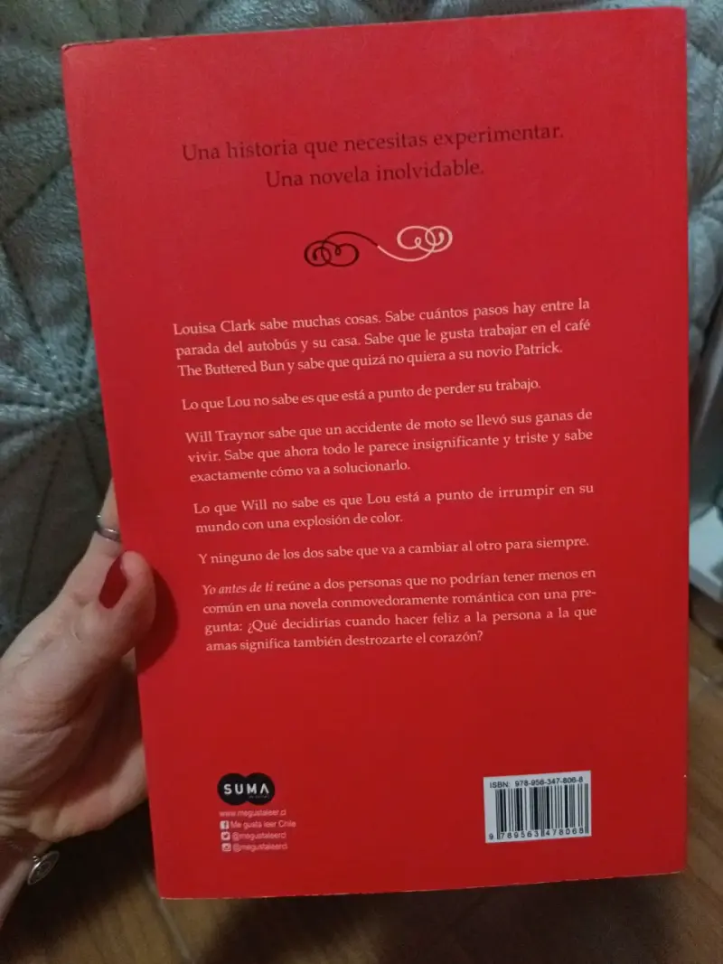 Libro 'Yo Antes de Ti' Jojo Moyes - 2