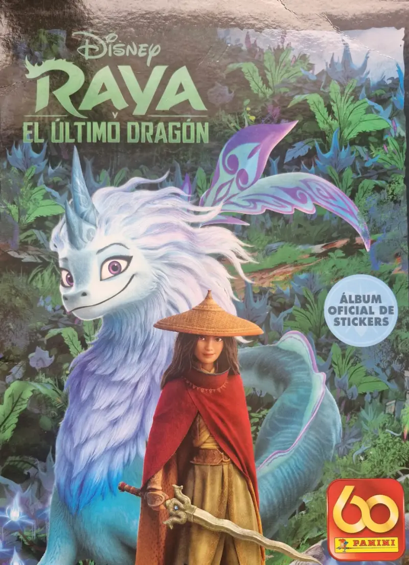 Álbum de stickers Raya y el Último Dragón Vacio