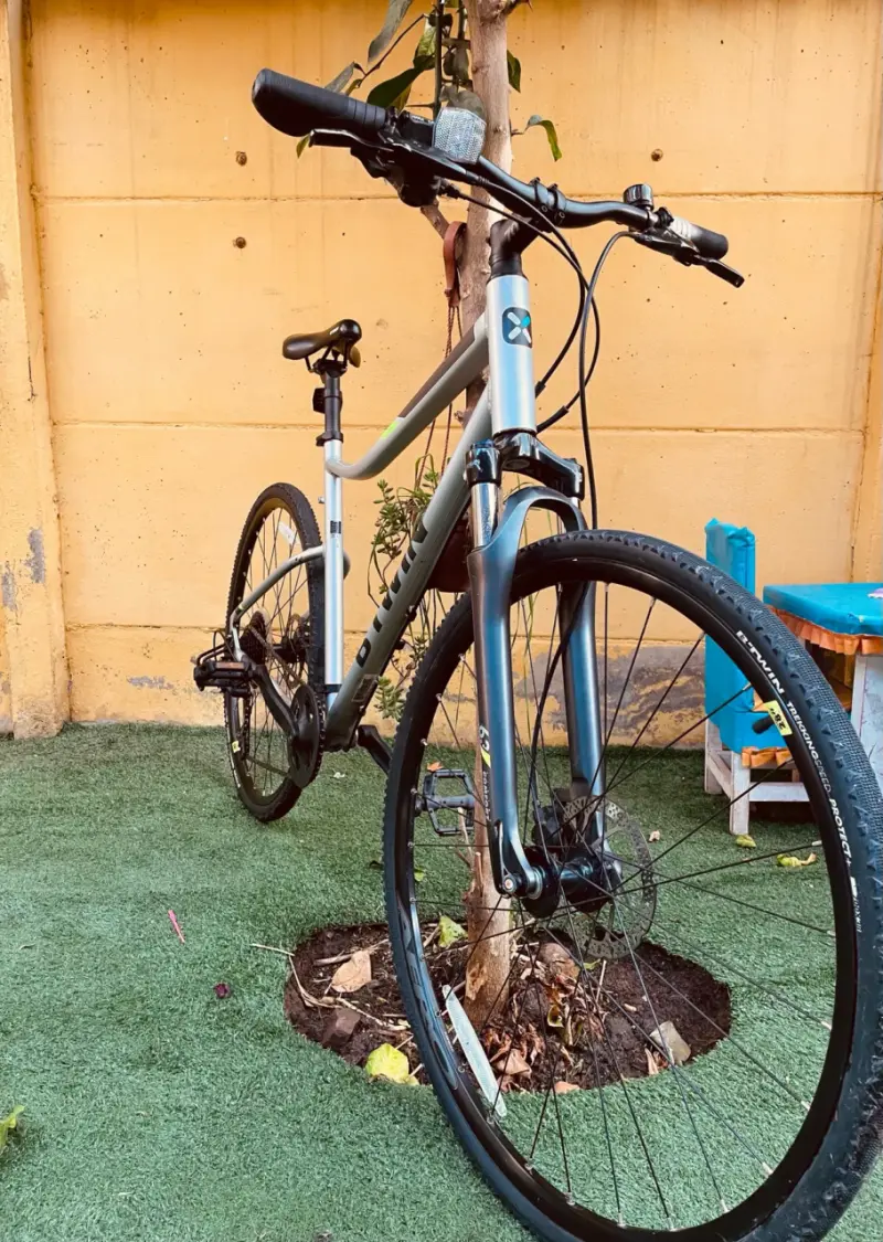 Bicicleta híbrida btwin riverside 900 - 1