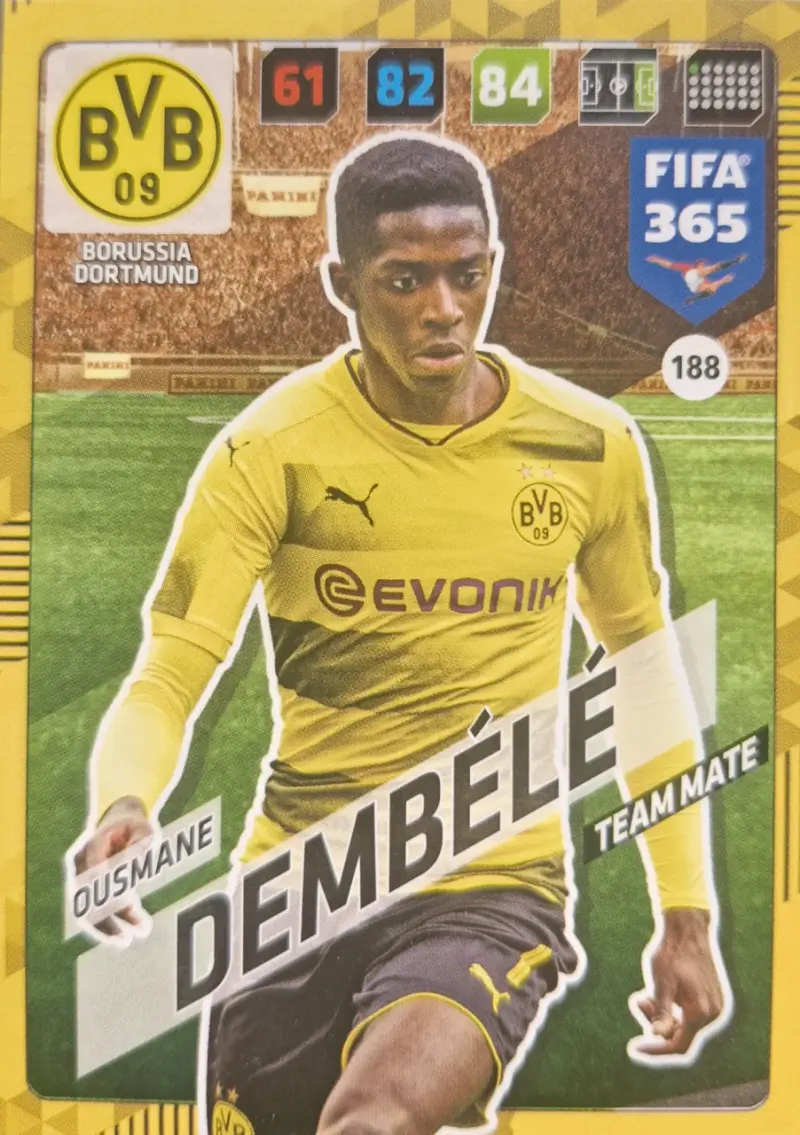 CARTA fútbol Ousmane Dembélé BVB