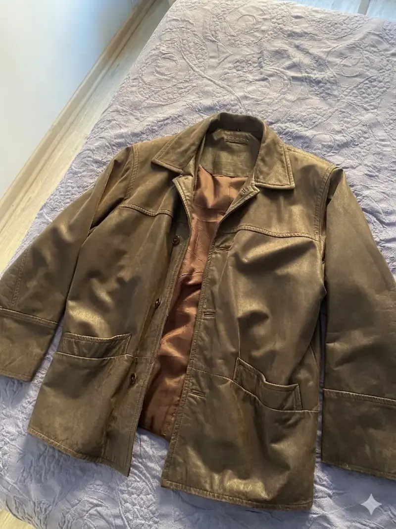 Chaqueta 100% cuero L - 1