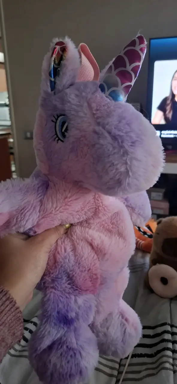 Peluche conejo rosa - 5