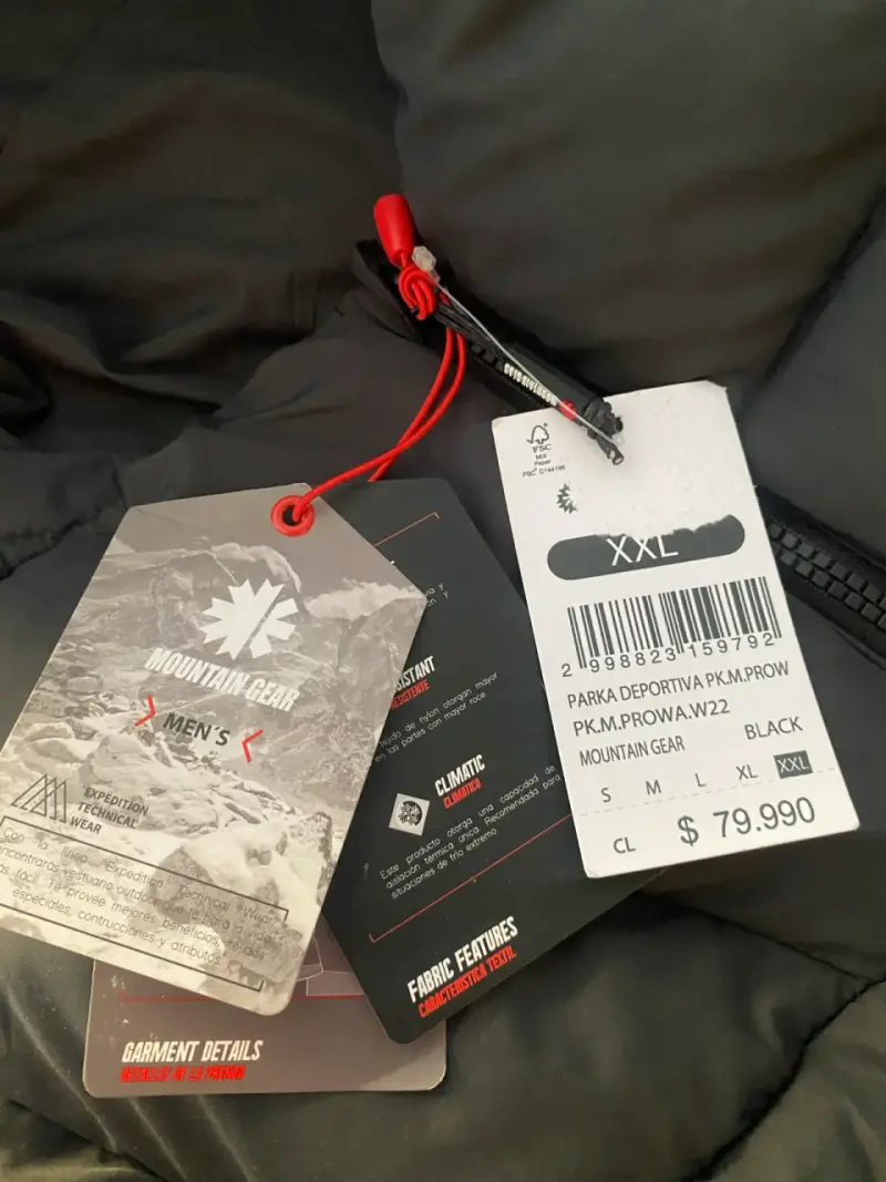 Parka impermeable térmica XL - 3