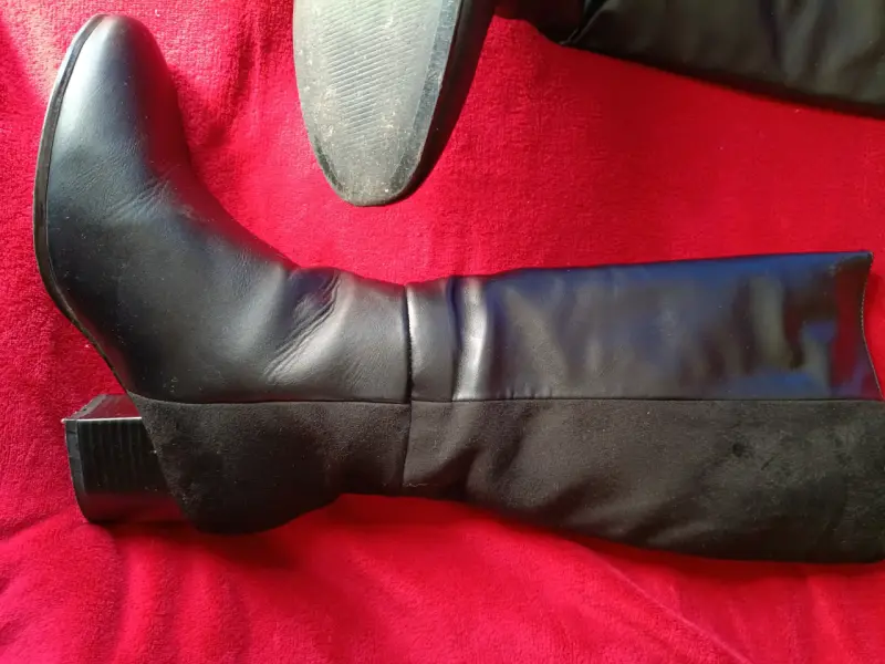 Botas altas negras con taco Maritimo - 5