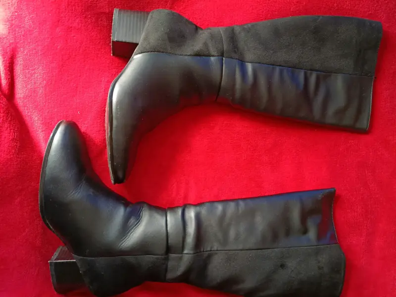 Botas altas negras con taco Maritimo - 6