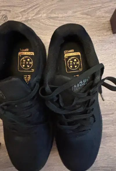 Zapatillas negras casuales hombre - miniatura 1