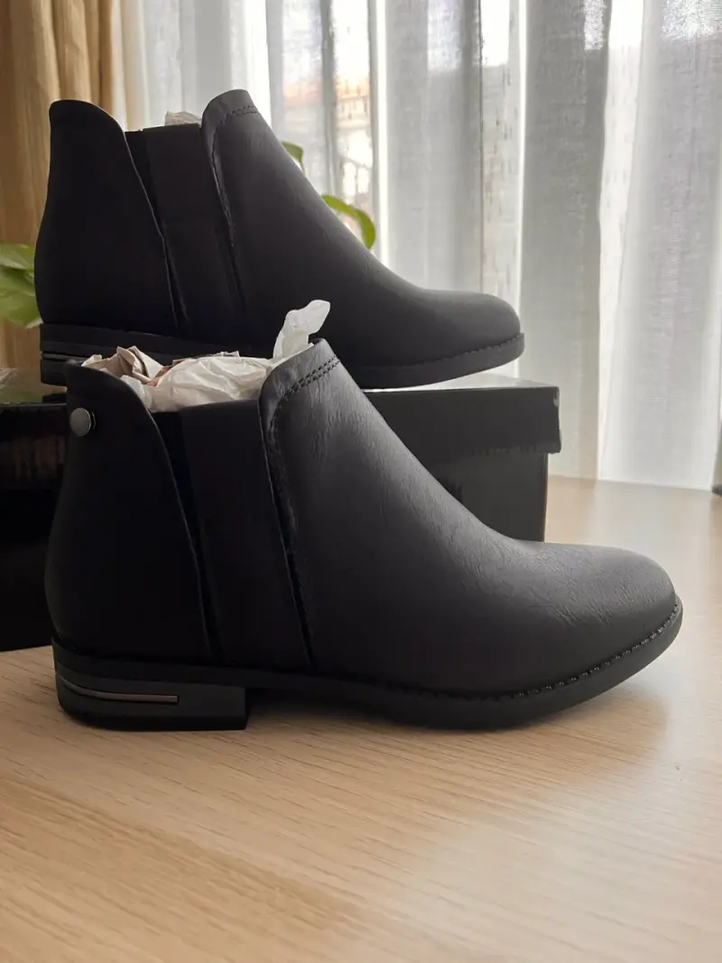 Botines negros de cuero - 2