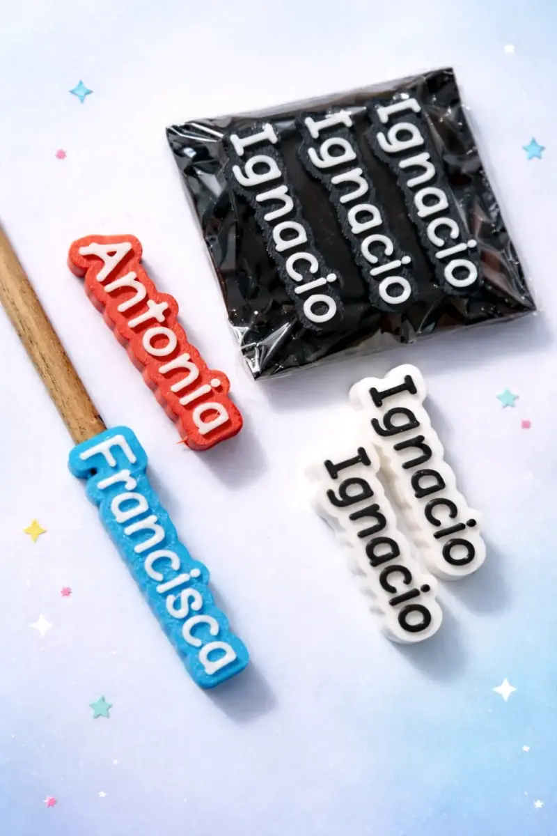 Identificadores personalizados 3D - 3